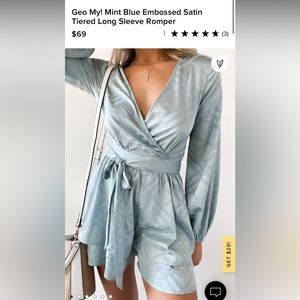 Lulu’s Blue Romper